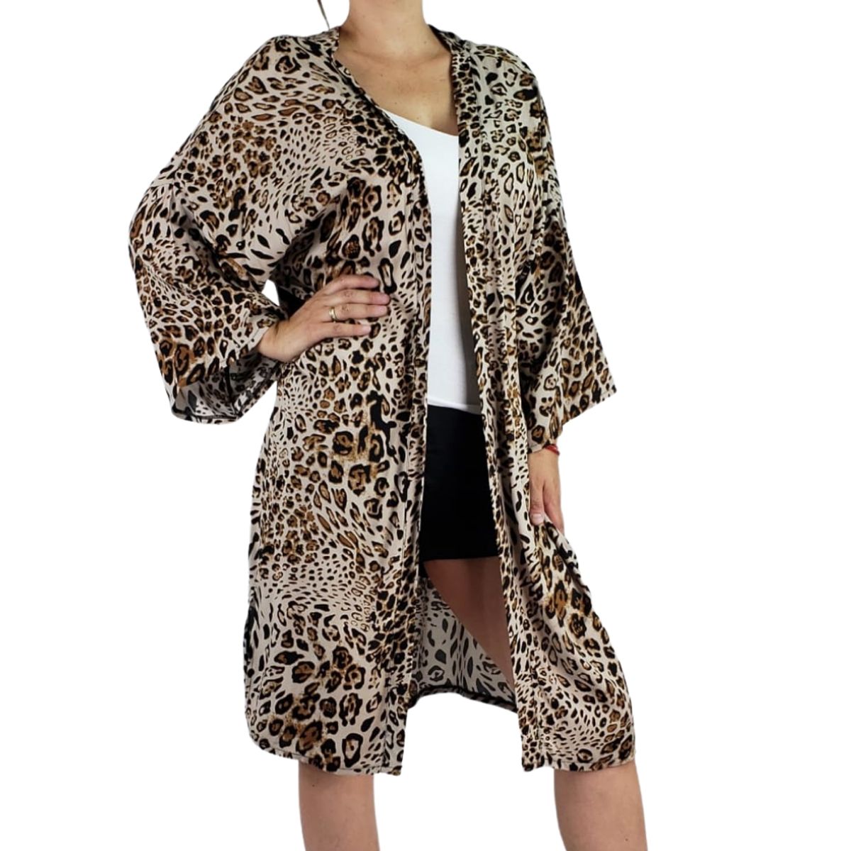 LOOK SHOP - Tapado Floreado Mujer Salida Baño Playa Piscina Kimono 830