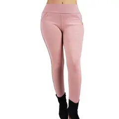 LOOK SHOP - Pantalón Calza Bolsillo Cierre Tela Primavera O840