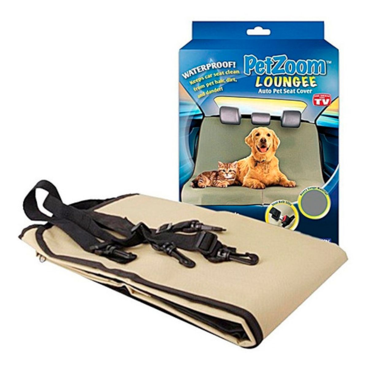 GENERICO - Funda Protectora Cubre Asiento Auto Para Perros Mascotas