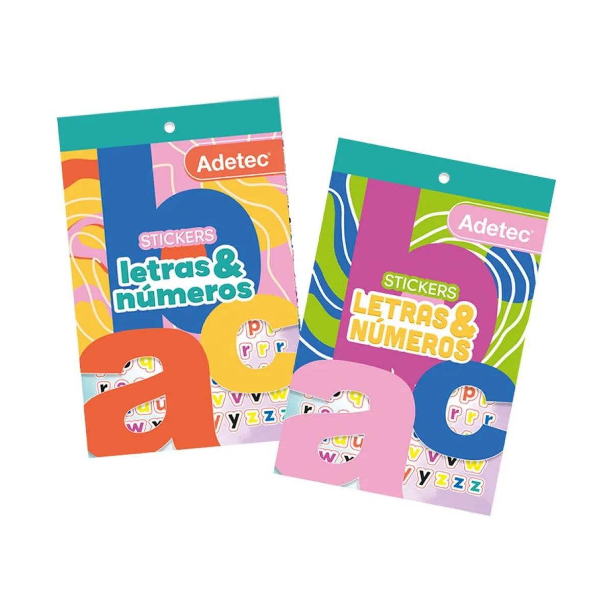 ADETEC - Block De Stickers Motivacionales Letras Y Números - 843