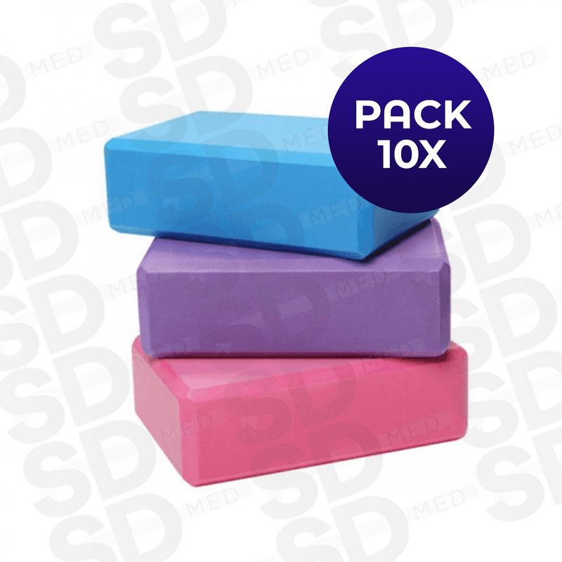 SDFIT - Ladrillo de Yoga Pack 10x