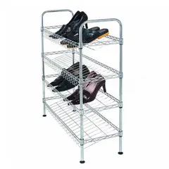 PROCHEF - Porta Zapatos 75x25x85 cm. Acero Cromado. Capacidad 80 kg.
