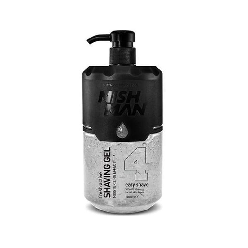 GENERICO - Shaving Gel NishMan Easy Shave 4 Silver Gel de afeitar