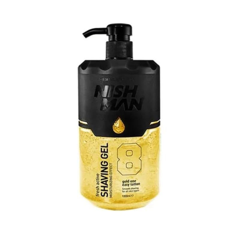 GENERICO - Shaving Gel NishMan 8 Gold One Gel de afeitar