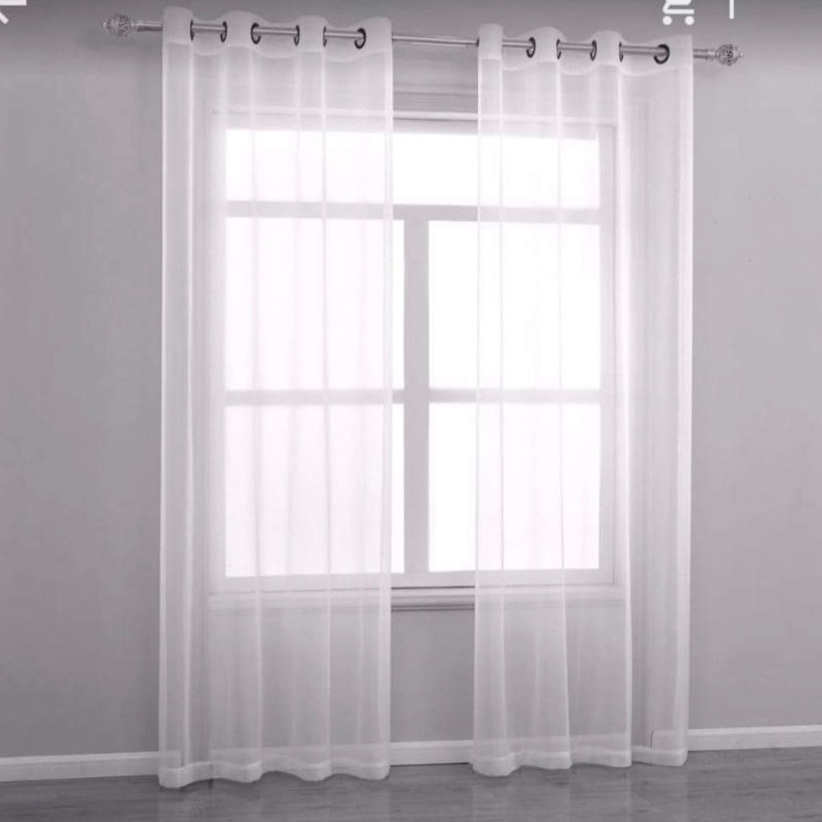 GENERICO - VISILLOS BLANCOS, 2 paños medida cada paño 140x230 Cm