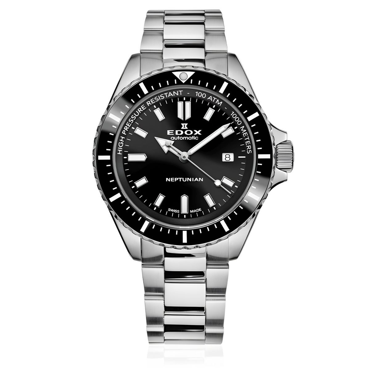 EDOX - Reloj Edox Automatico Hombre Sky Diver Negro