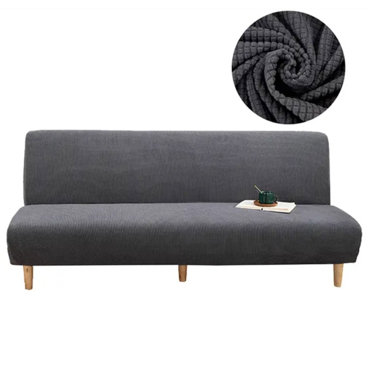 GENERICO - Fundas Cubre Futon Texturizada Y Elasticadas