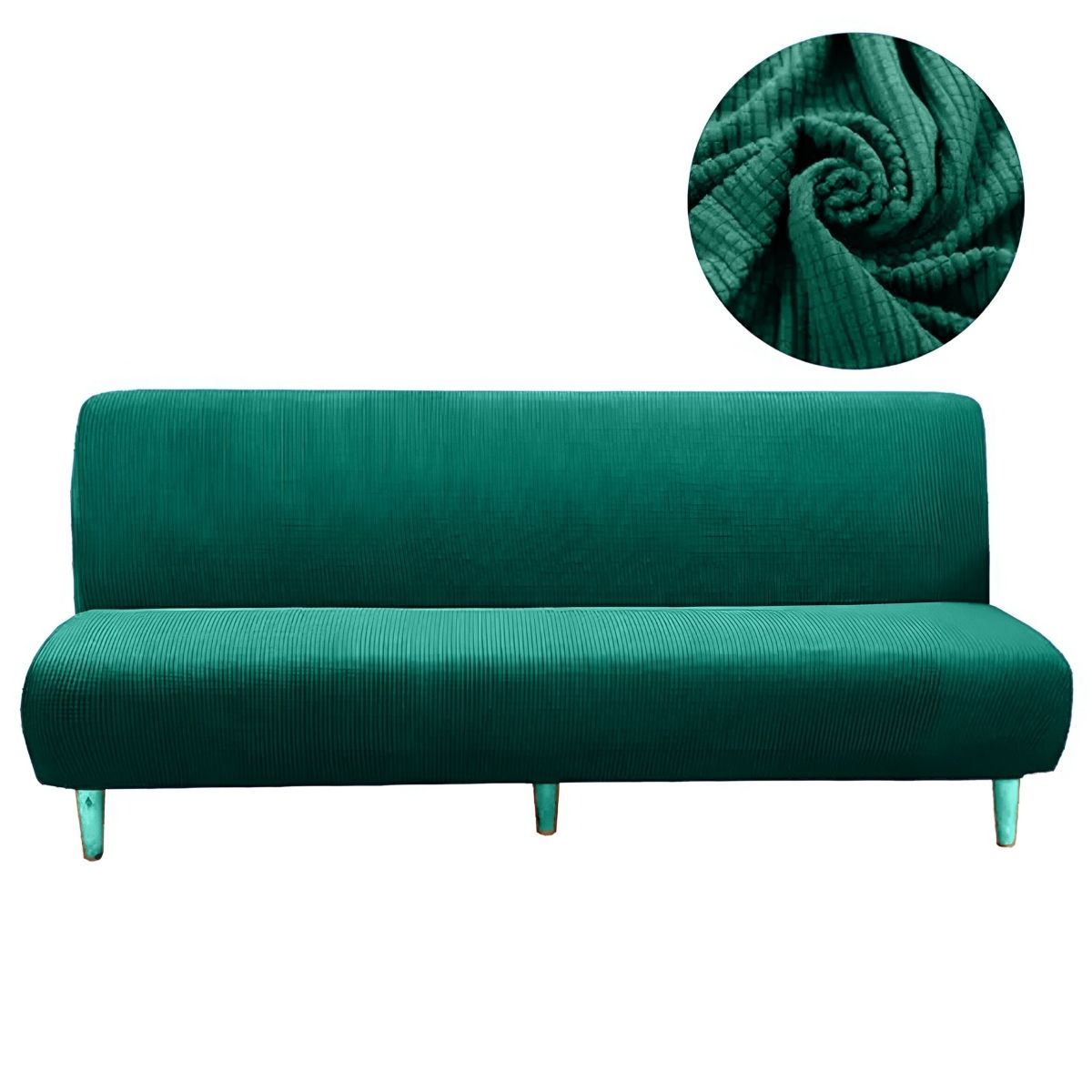 GENERICO - Fundas Cubre Futon Texturizada Y Elasticadas