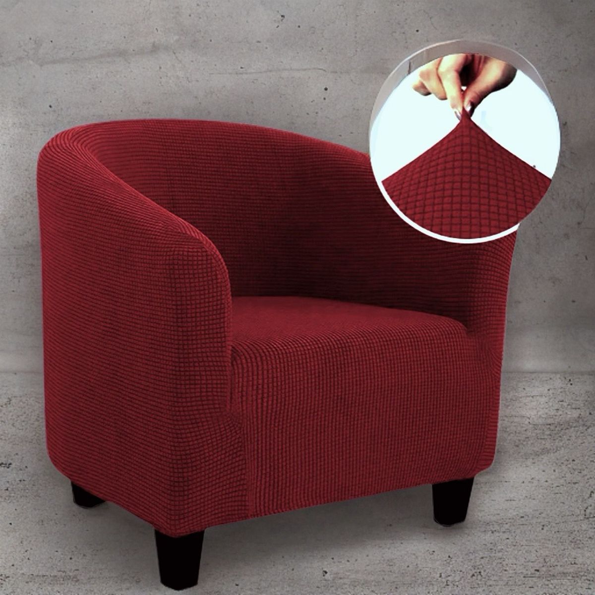 GENERICO - Fundas Para Poltronas Texturizada Y Elasticadas