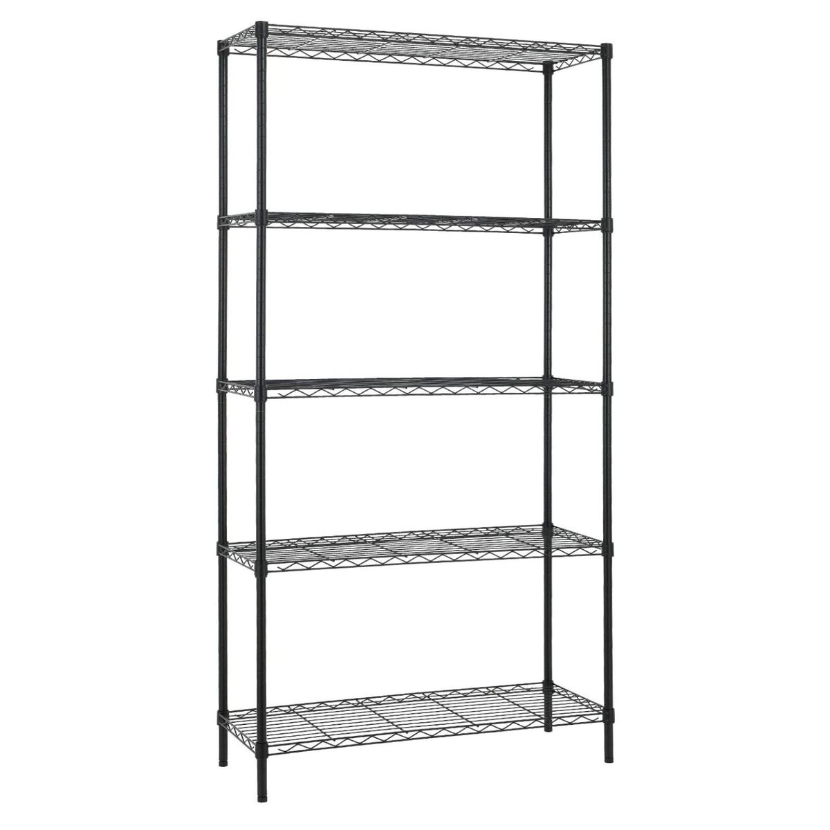 PROCHEF - Estante Epoxico 90x35x180 cm. Acero 5 bandejas. Cap. 600 kg.