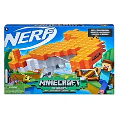 NERF - Minecraft Ballesta Pillager - Lanzador Dardos