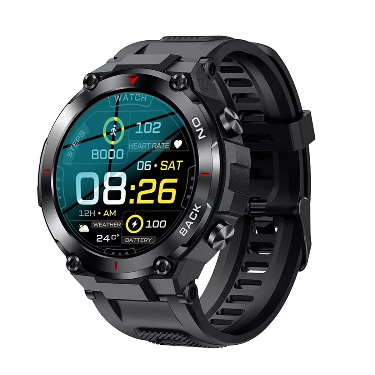 HOLD MI - Smartwatch K37 Sport Negro Bluetooth