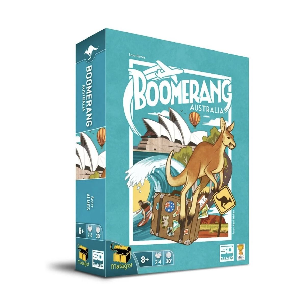 EDGE ENTERTAINMENT - Boomerang Australia - Juego De Mesa Geografia - Español