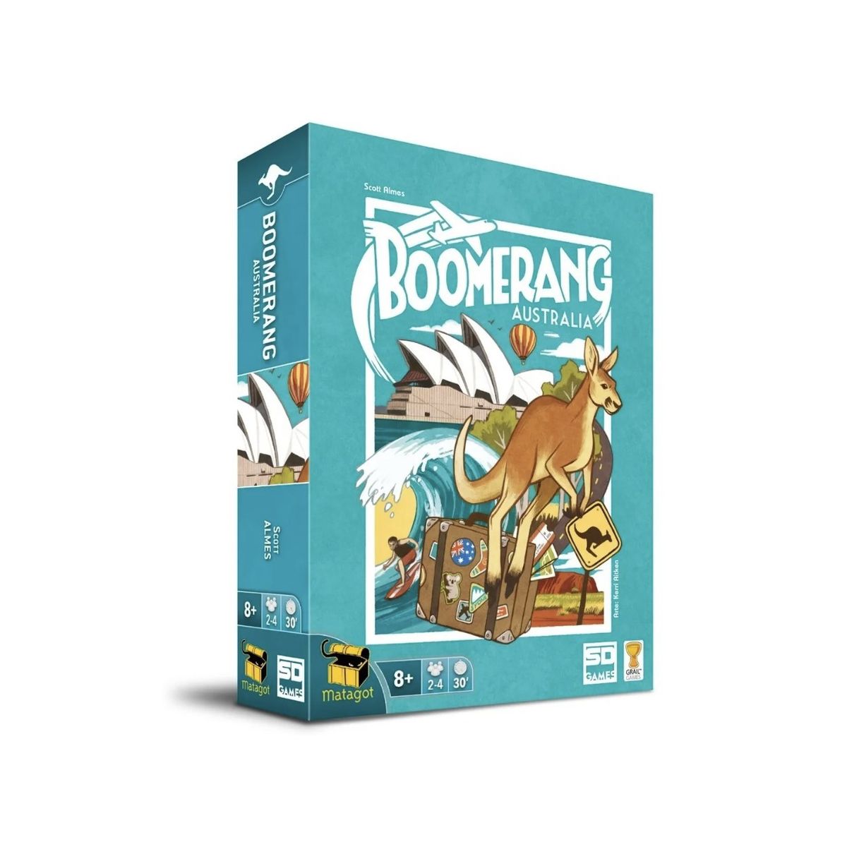 EDGE ENTERTAINMENT - Boomerang Australia - Juego De Mesa Geografia - Español