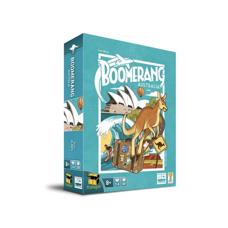 EDGE ENTERTAINMENT - Boomerang Australia - Juego De Mesa Geografia - Español