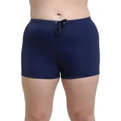 SAMIA - Bikini hot pants de lycra color azul