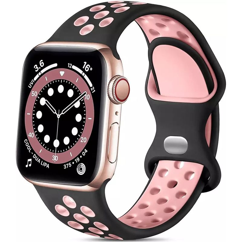 GENERICO - Correa Sport Deportiva Silicona para Apple Watch Todas las Series