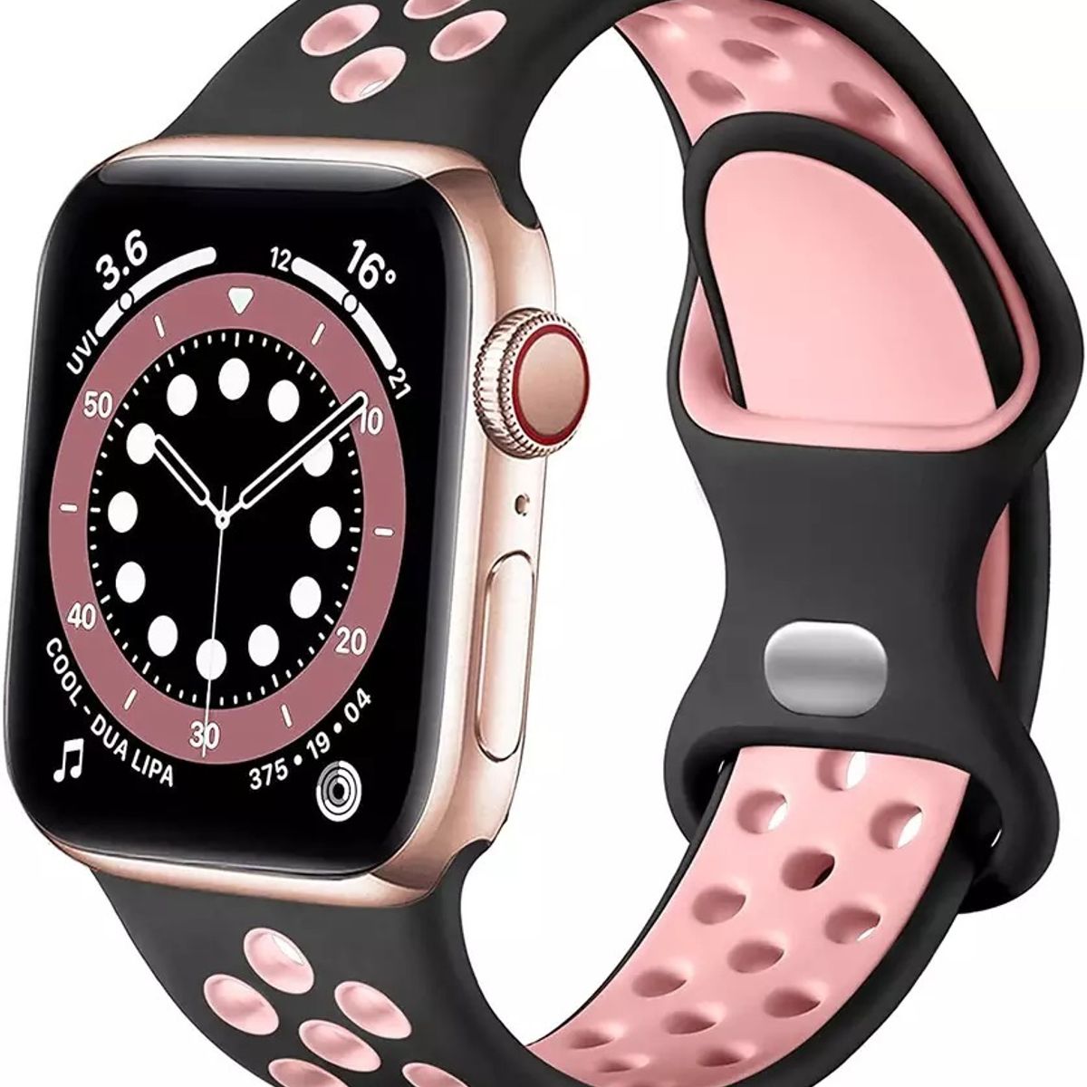 GENERICO - Correa Sport Deportiva Silicona para Apple Watch Todas las Series