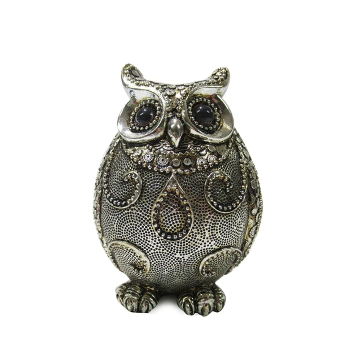 GENERICO - FIGURA BUHO CHICO POLIRESINA (9 cm x 7 cm x 11 cm)