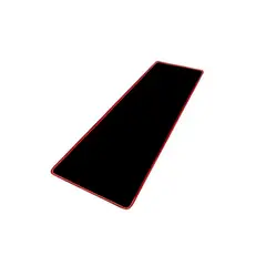 WEIBO - Mouse Pad Gamer Xl Antideslizante Negro Borde Cosido 70x30cm