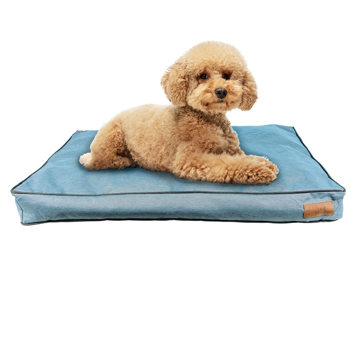 PETWOOW - Cama para mascota perro bruno 74x48x10 cm M