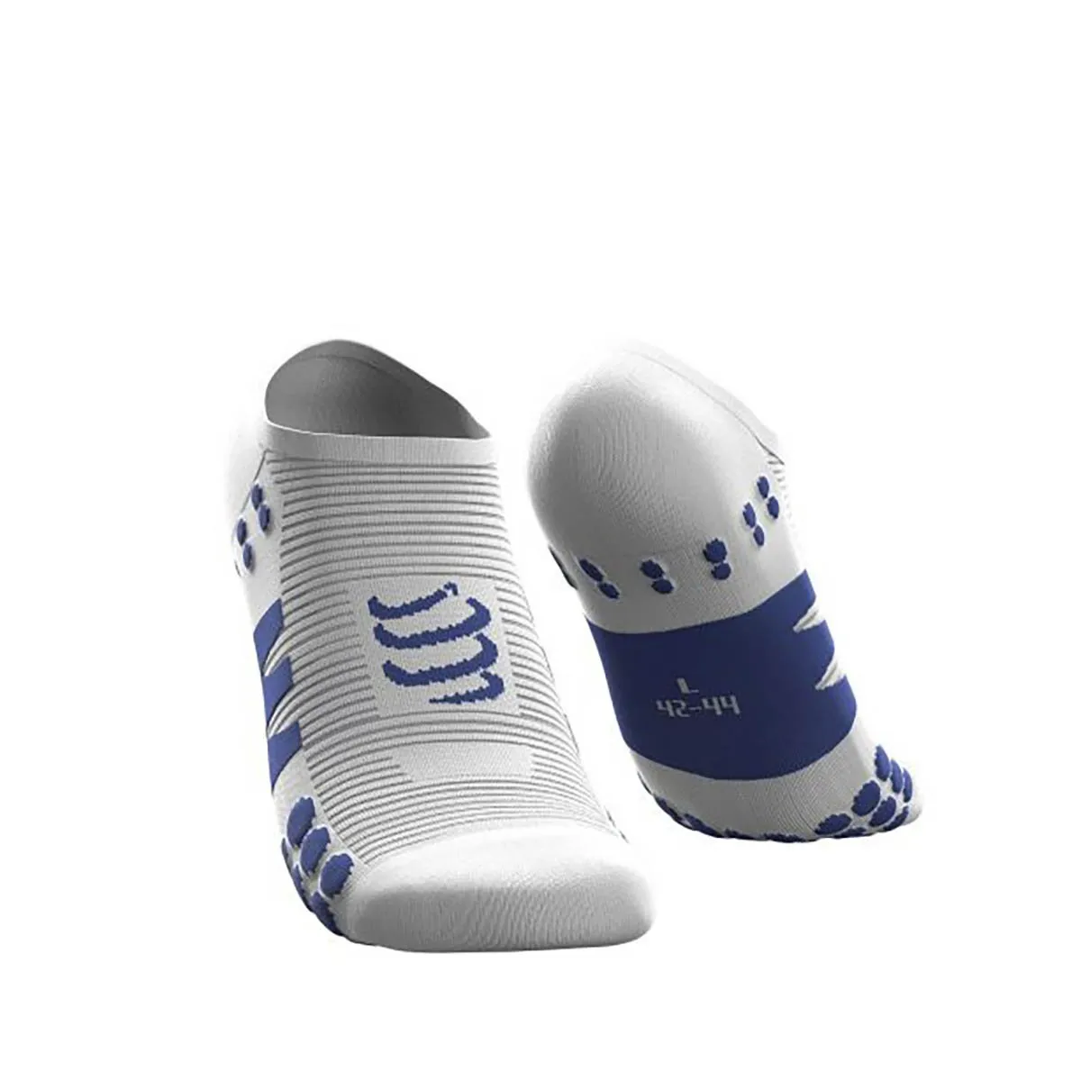 COMPRESSPORT - Calcetín No Show Blanco Compressport