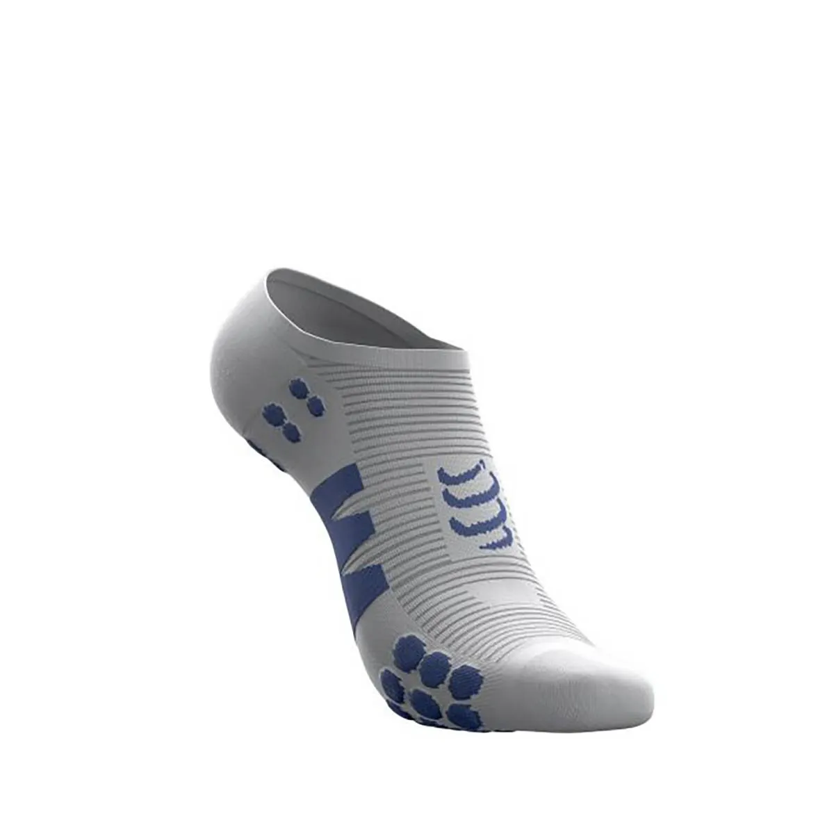 COMPRESSPORT - Calcetín No Show Blanco Compressport