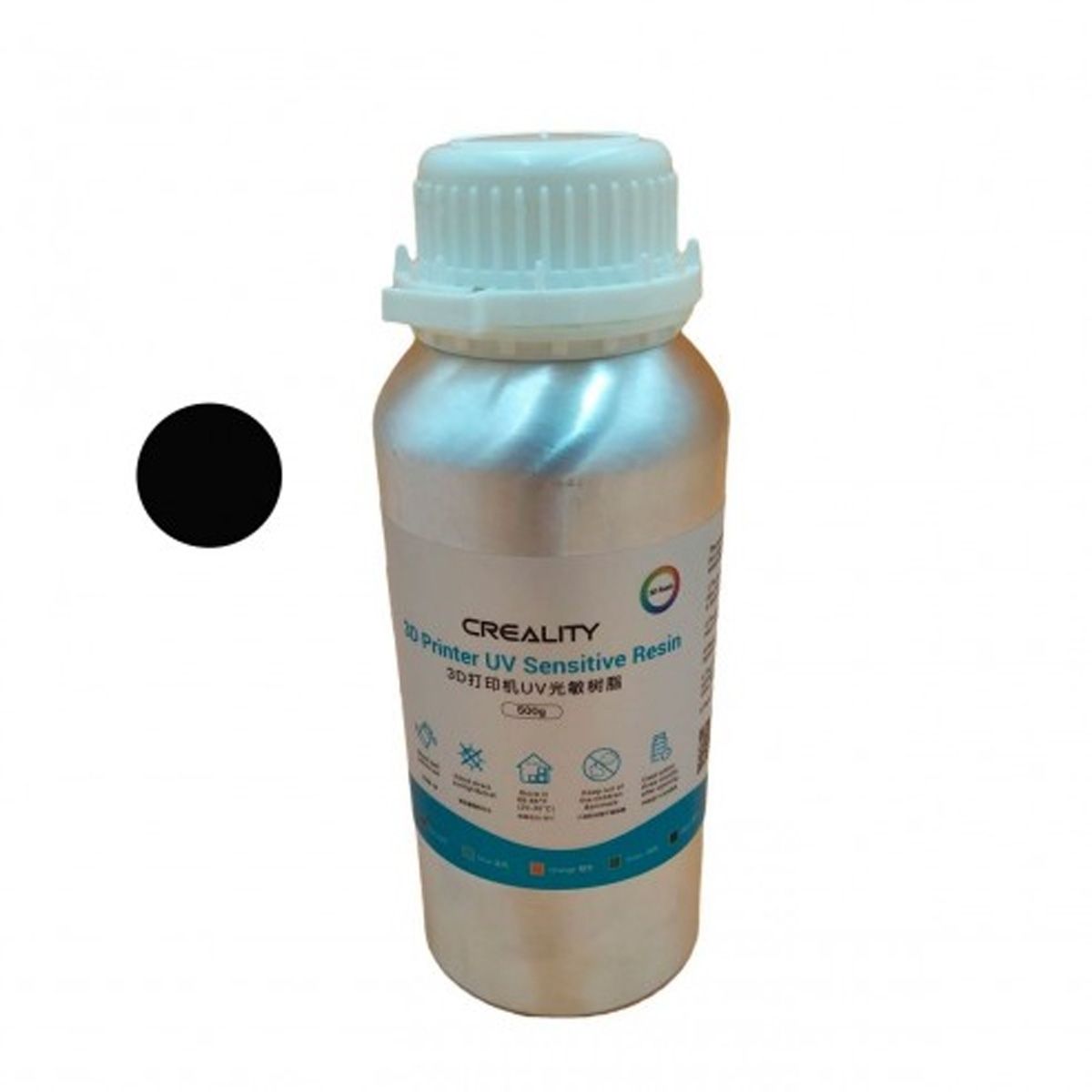 CREALITY - 500g fotosensible (bote de aluminio) Negro
