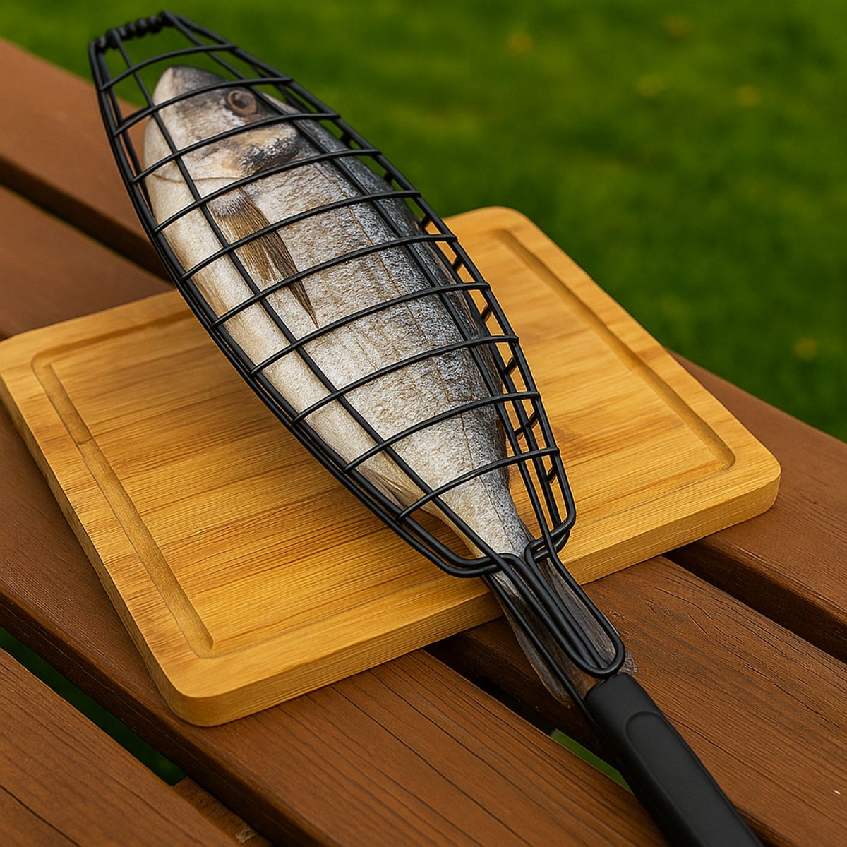 COSAS CASA - Grill Rejilla Antiadherente Para Asar Pescado Stellen