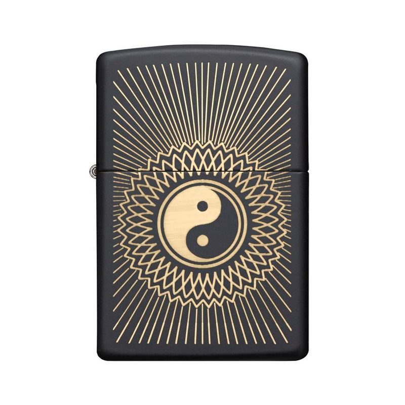 ZIPPO - Encendedor Zippo Yin Yang 2 Design Negro ZP29423