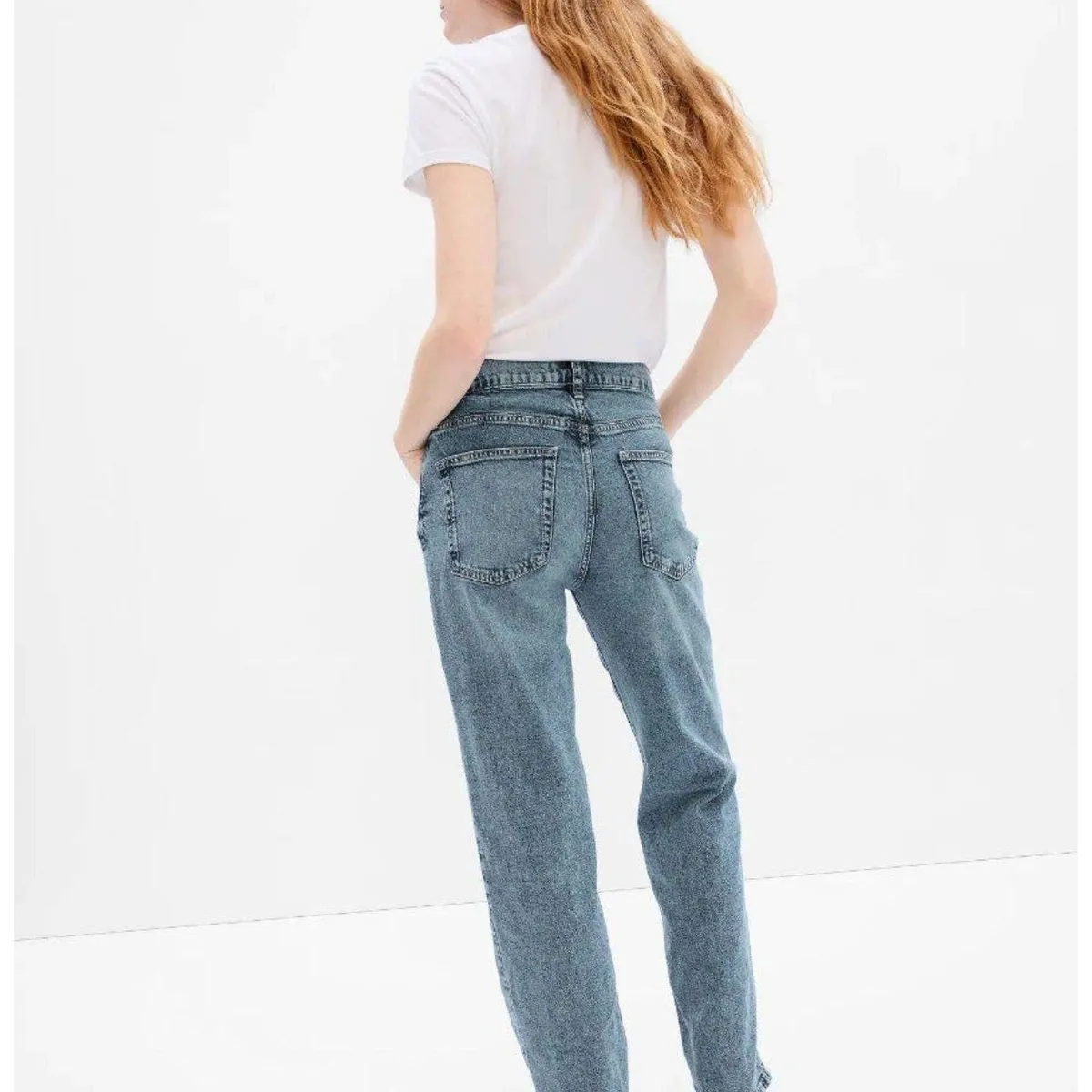 GAP - Jeans Mujer Loose Mr Light Clyne Azul GAP