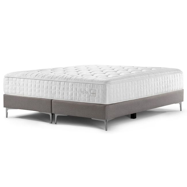 ROSEN - Box Spring Rosen Pearl King 180 X 200 Cm Base Gris