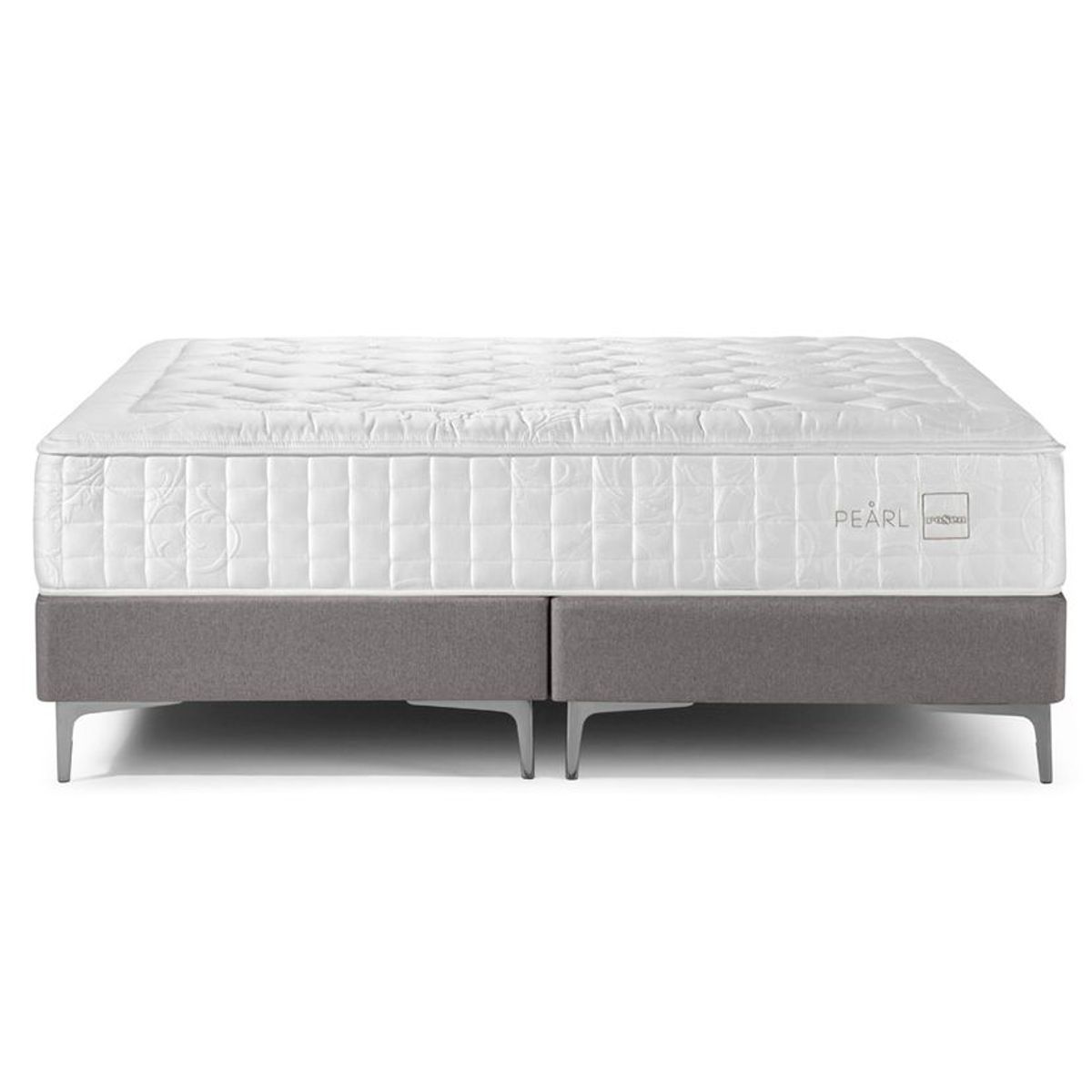 ROSEN - Box Spring Rosen Pearl King 180 X 200 Cm Base Gris