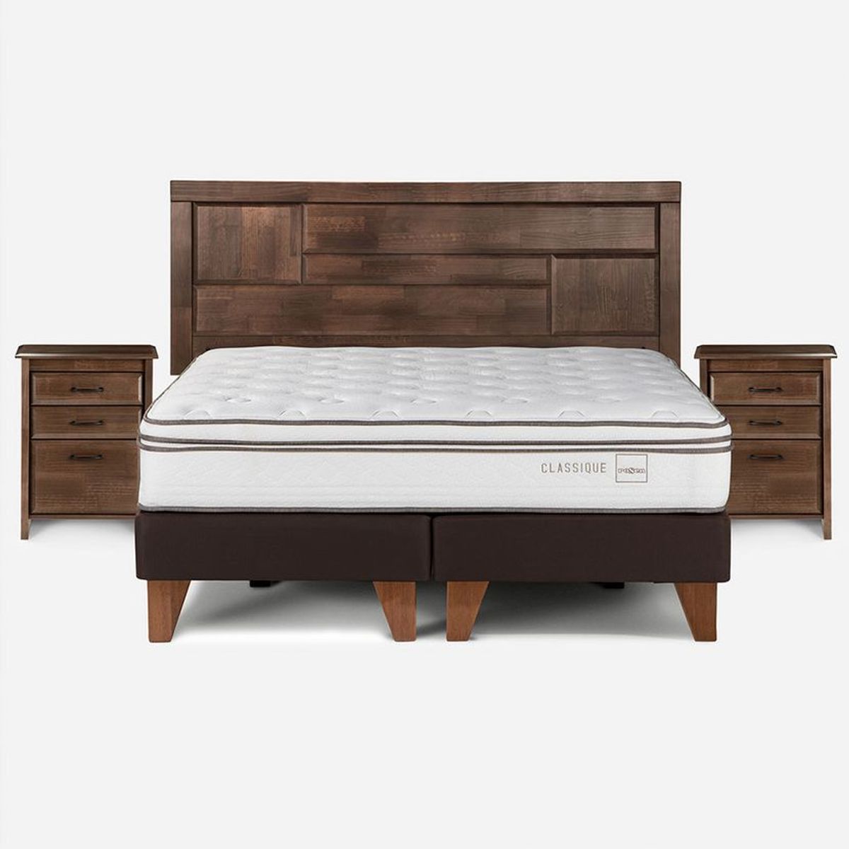 ROSEN - Cama Europea Classique+ King 180 X 200 Cm Con Muebles Dolce