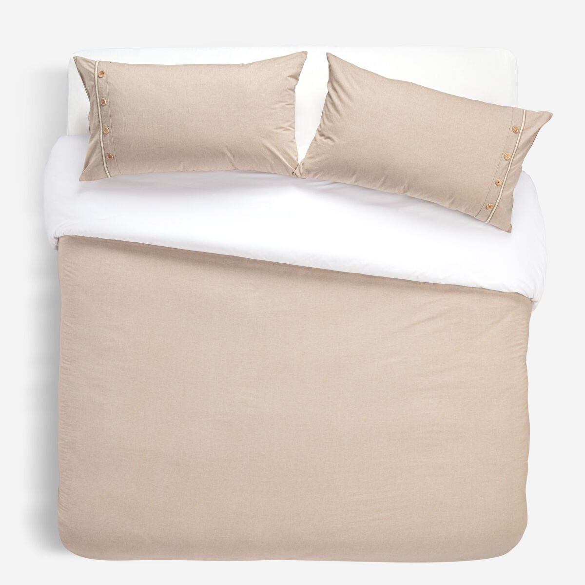 ROSEN - Funda Plumón Rosen Algodón Pure New Lanin 2 Plazas Arena