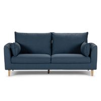 Sofá Cavour 3 Cuerpos Tela Denim