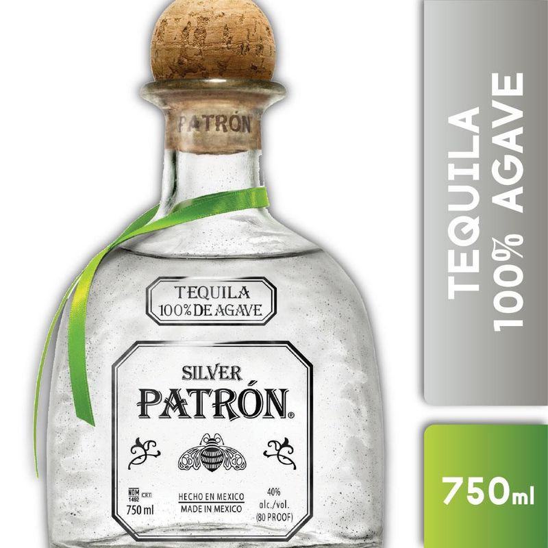 PATRON - Tequila Patron Silver 750cc 1 Unidad PATRON