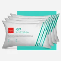 Set 4 Almohadas Fibra Light King 50x90 cm