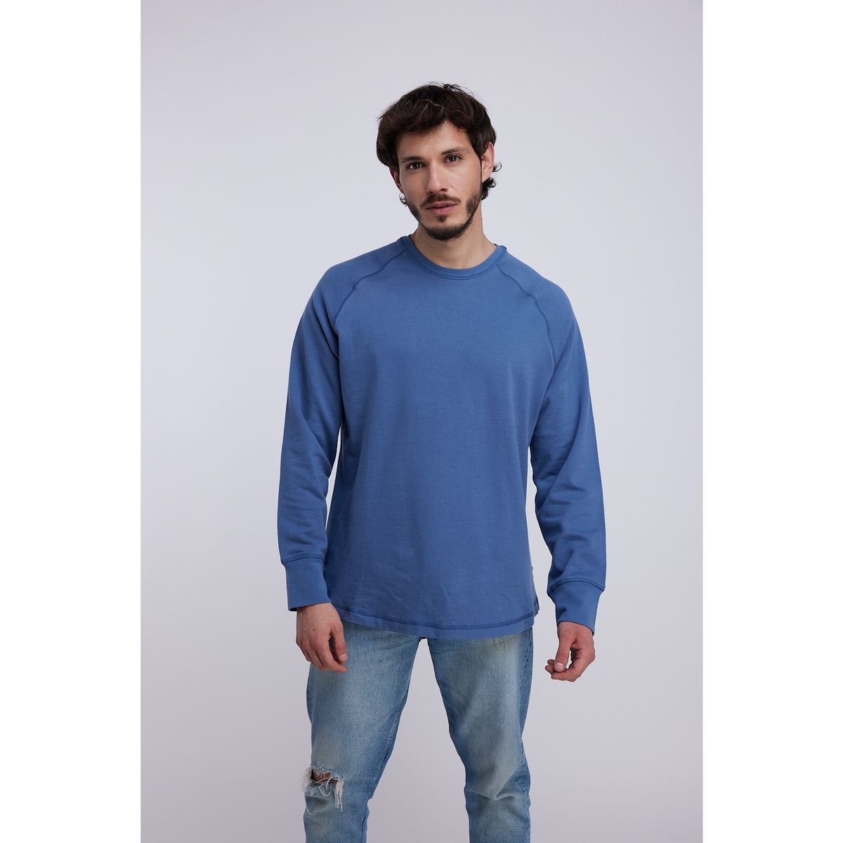 PANAMA JACK - Polerón Delgado Alicante Azul Panama Jack