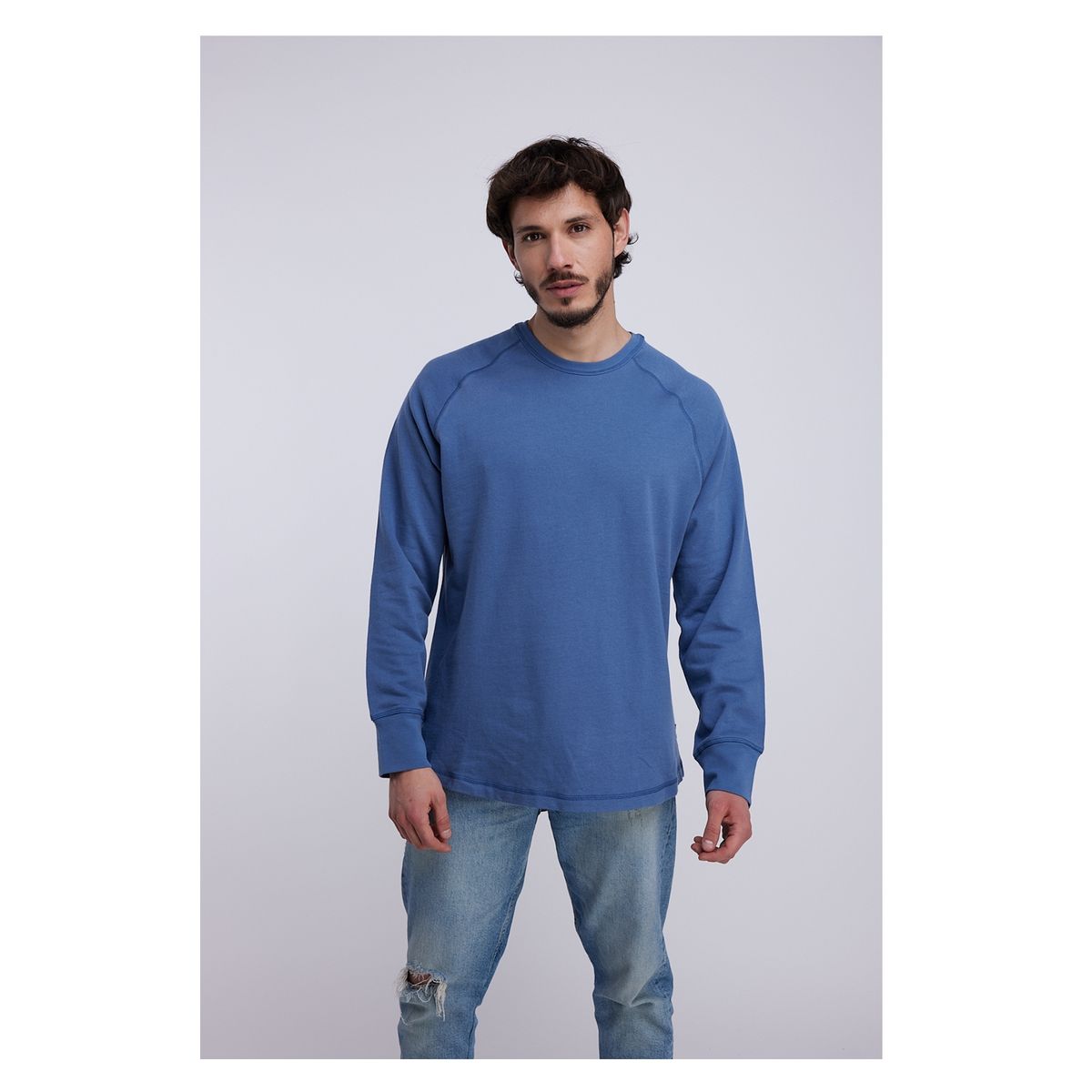 PANAMA JACK - Polerón Delgado Alicante Azul Panama Jack