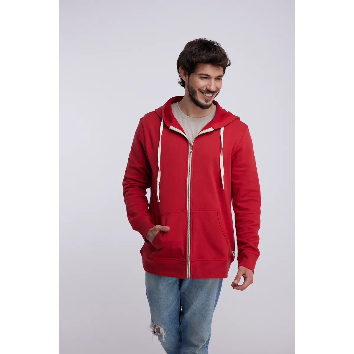 PANAMA JACK - Polerón Hombre Rojo Panama Jack