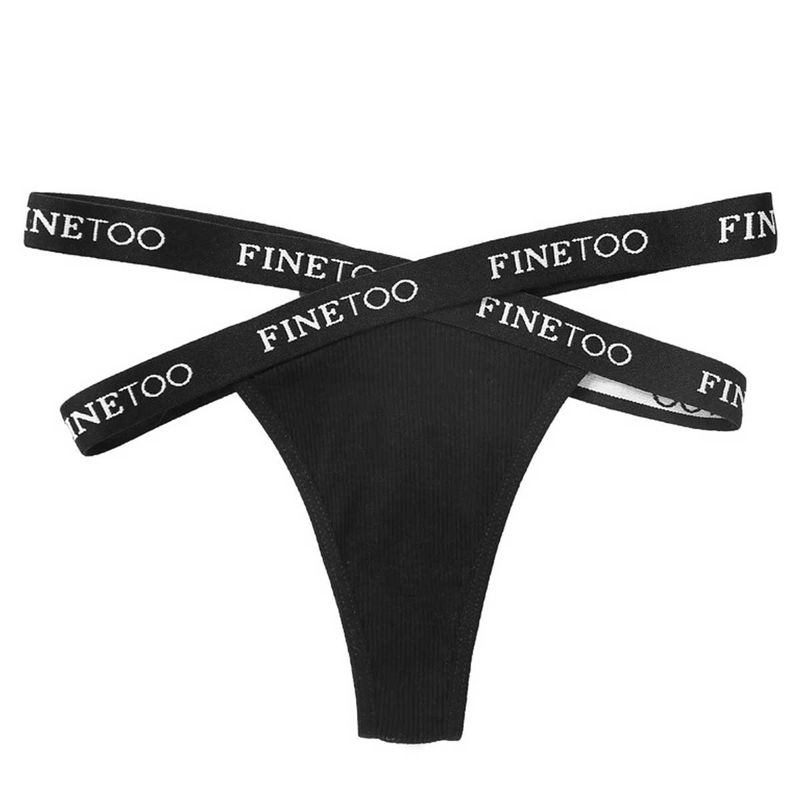 EVERSO - Pack 2 Sexy Calzones Colaless Tanga Baja Cintura.