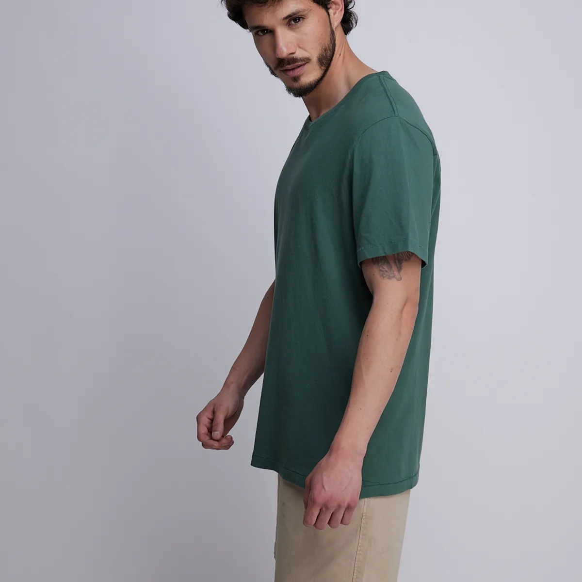 PANAMA JACK - Polera MC Barcelona Verde Panama Jack