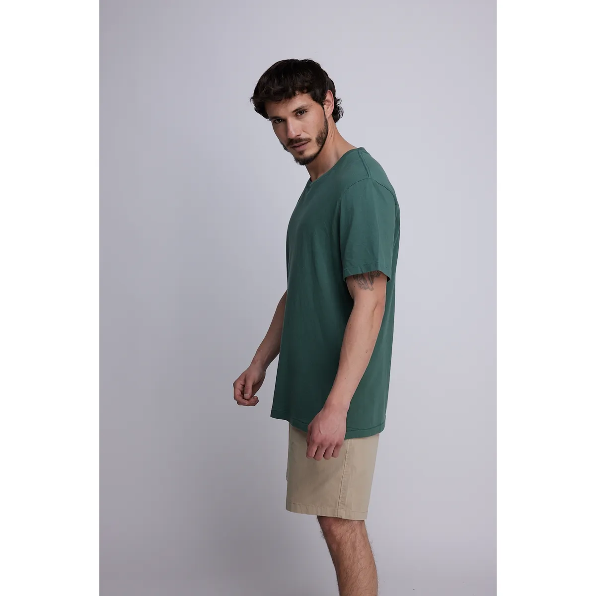 PANAMA JACK - Polera MC Barcelona Verde Panama Jack