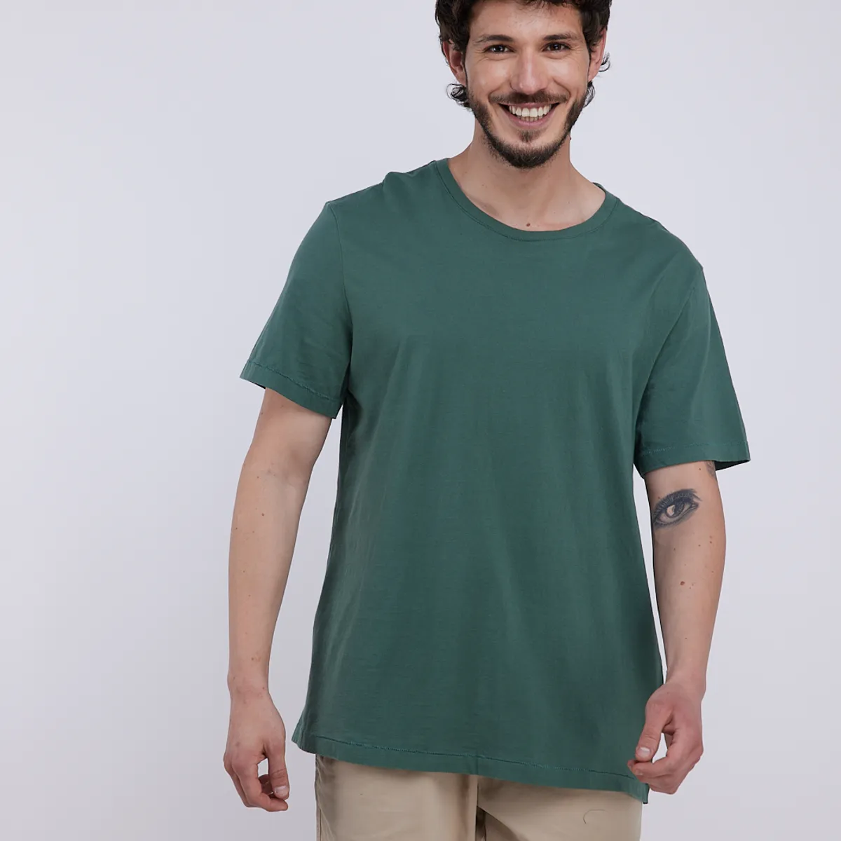 PANAMA JACK - Polera MC Barcelona Verde Panama Jack