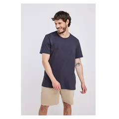 PANAMA JACK - Polera Hombre manga corta Gris