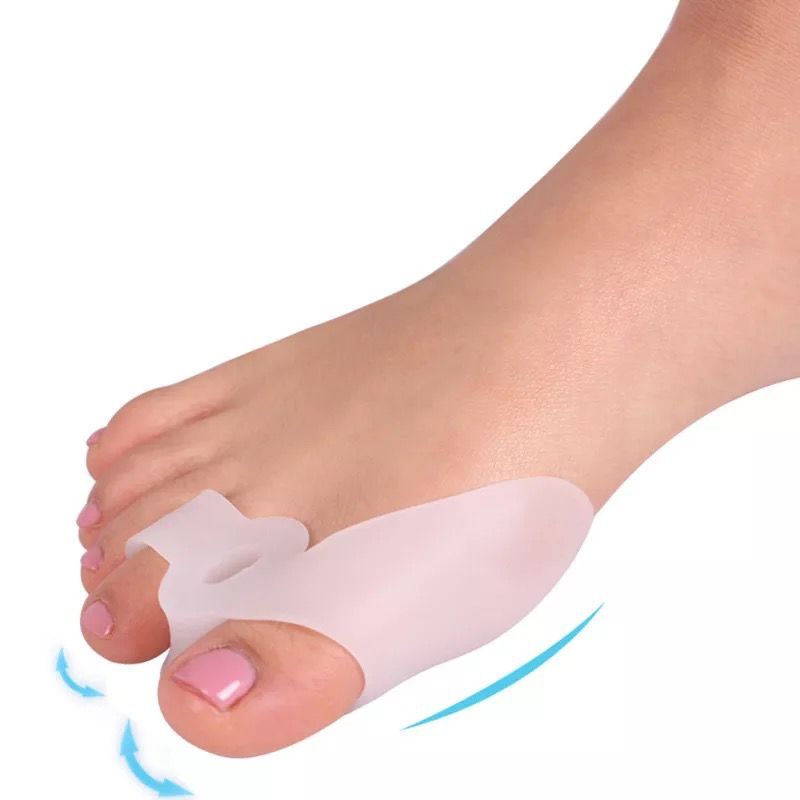 GENERICO - Separador Dedos De Silicona Gel Corrector de Juanetes, 1 par.