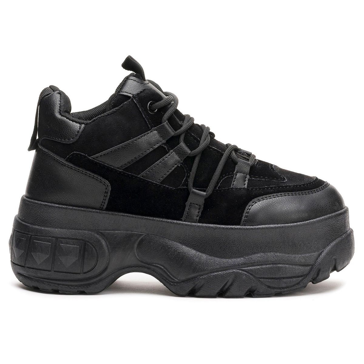 HERIEL - Zapatilla Mujer Negro Maren Heriel