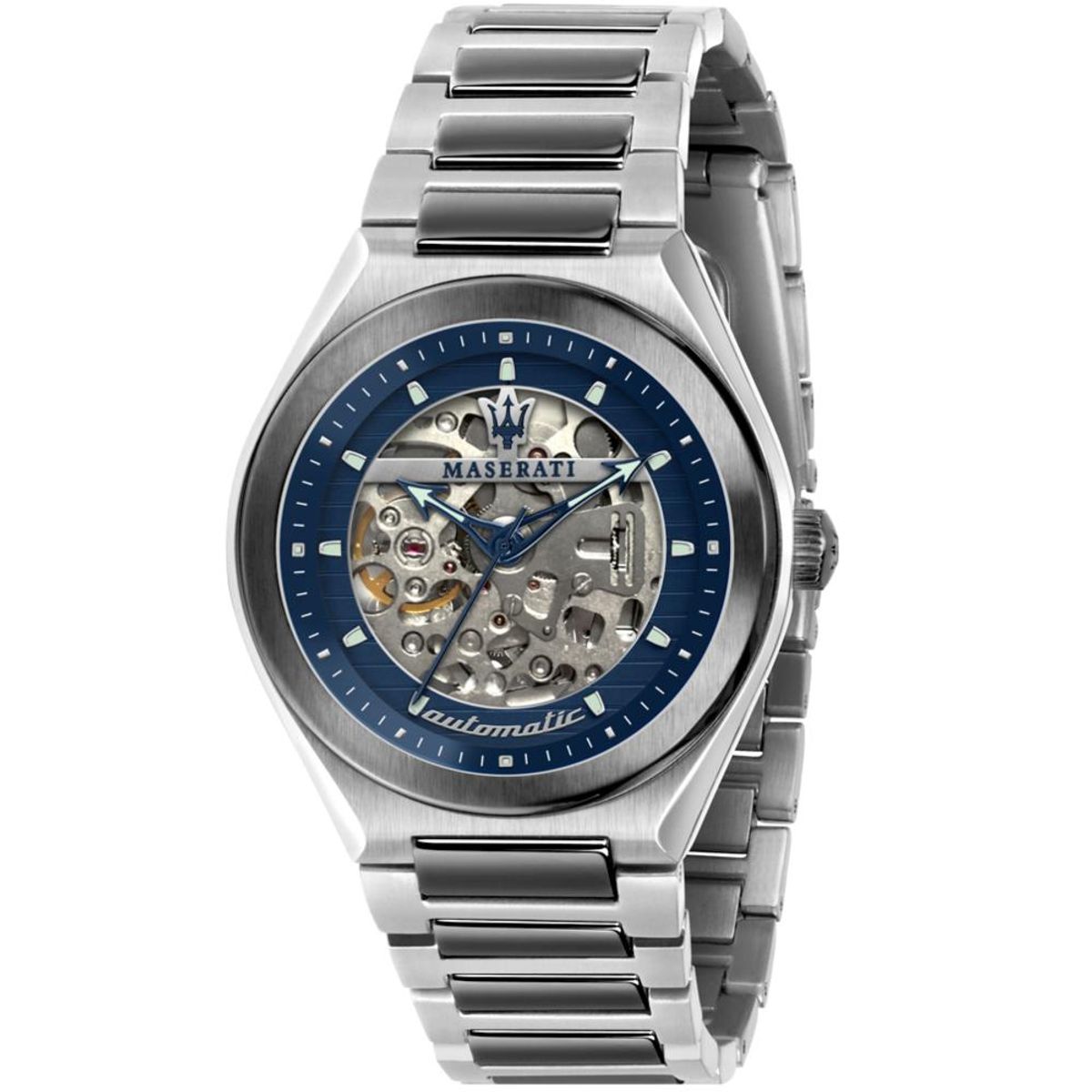 MASERATI - RELOJ MASERATI HOMBRE R8823139003 Triconic Automatic - Plateado
