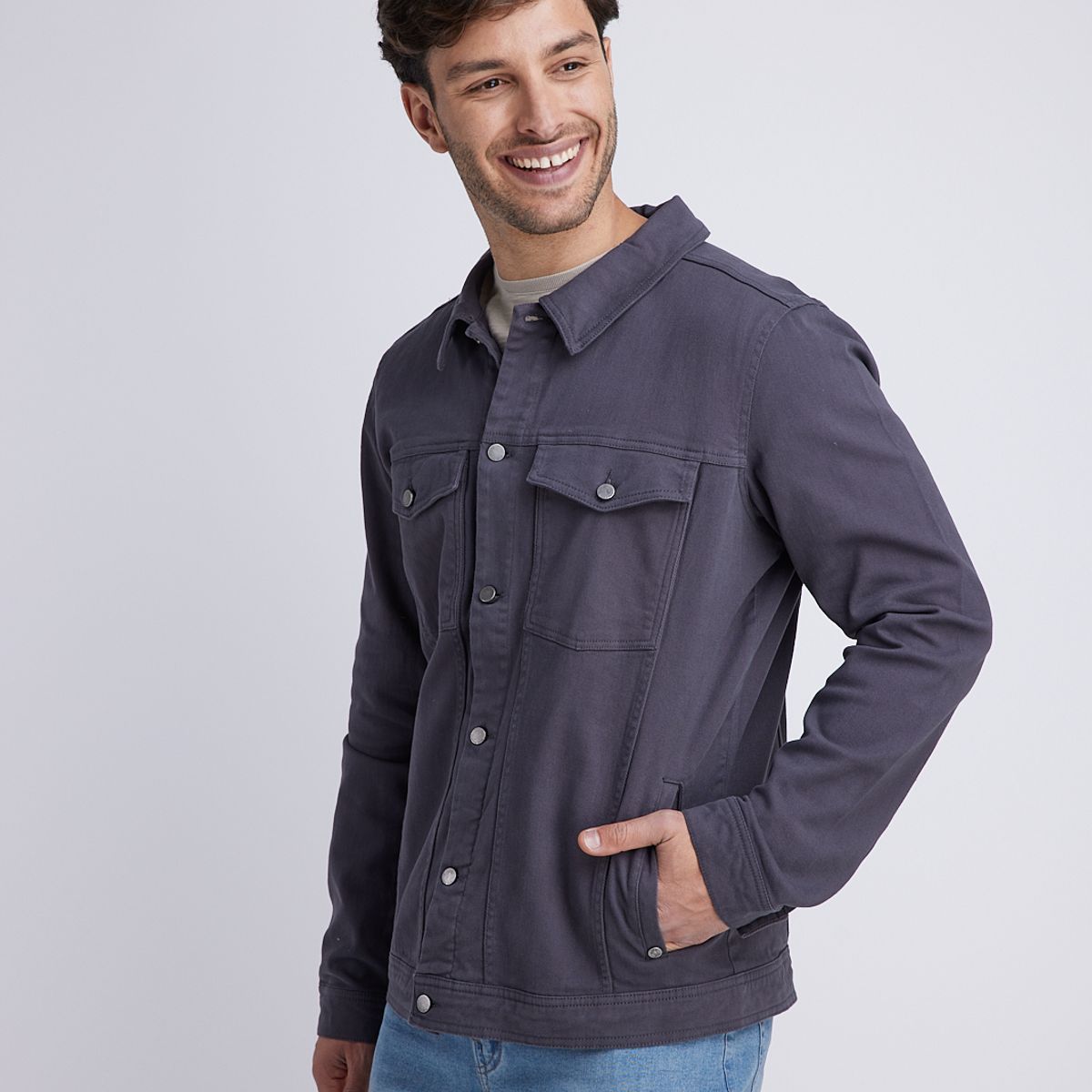 PANAMA JACK - Chaqueta Hombre Gris Panama Jack